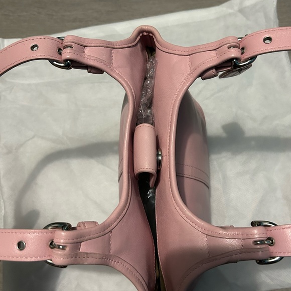 Coach Baby Pink Leather Shoulder Bag - Picture 11 of 15